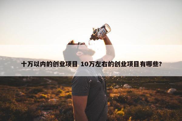 十万以内的创业项目 10万左右的创业项目有哪些?