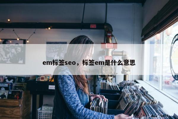 em标签seo，标签em是什么意思