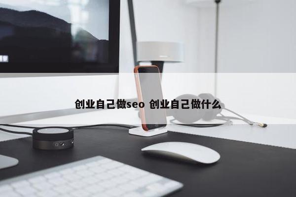 创业自己做seo 创业自己做什么