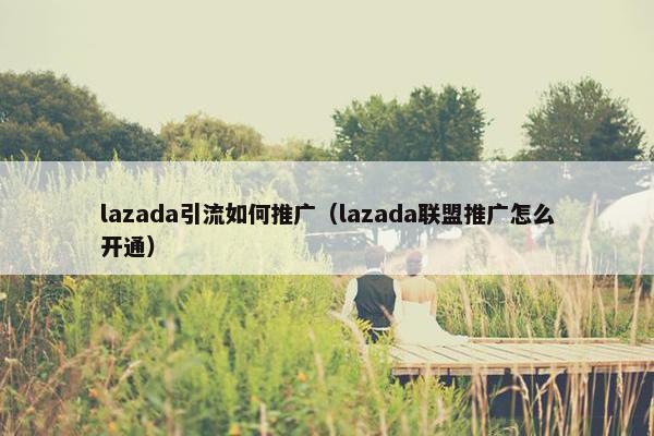 lazada引流如何推广（lazada联盟推广怎么开通）