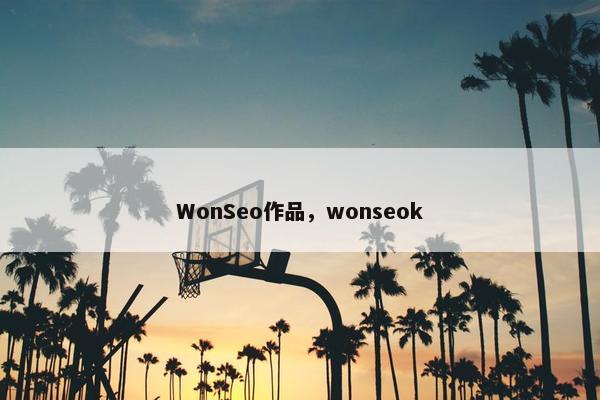 WonSeo作品，wonseok