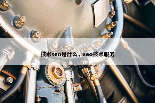 技术seo是什么，seo技术服务