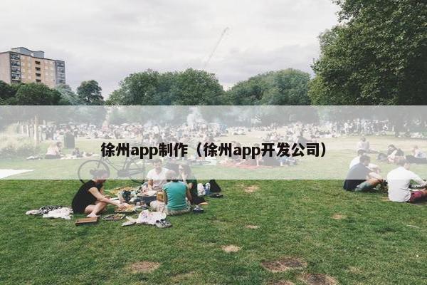 徐州app制作（徐州app开发公司）