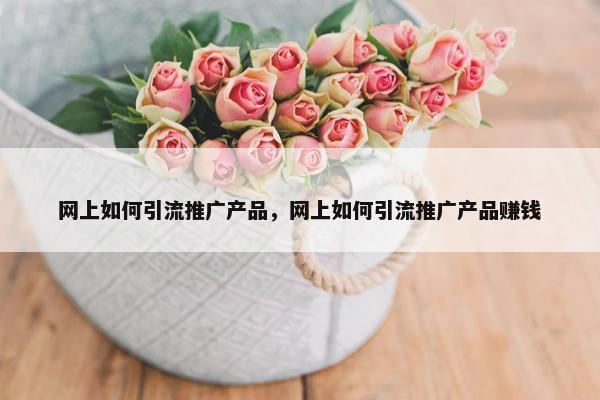 网上如何引流推广产品，网上如何引流推广产品赚钱