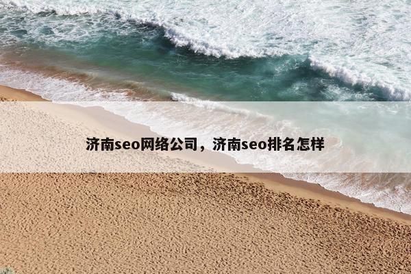 济南seo网络公司，济南seo排名怎样