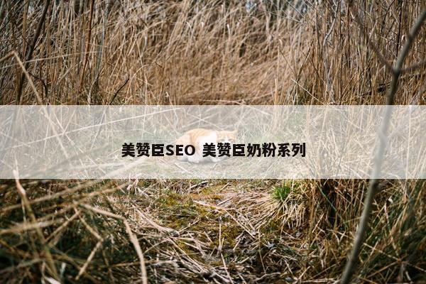 美赞臣SEO 美赞臣奶粉系列