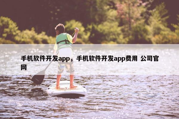 手机软件开发app，手机软件开发app费用 公司