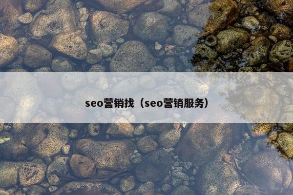 seo营销找（seo营销服务）