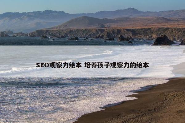 SEO观察力绘本 培养孩子观察力的绘本