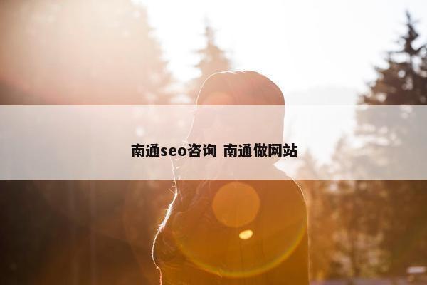 南通seo咨询 南通做网站