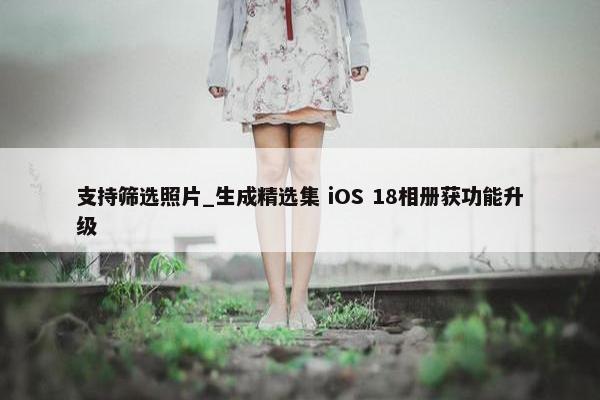 支持筛选照片_生成精选集 iOS 18相册获功能升级