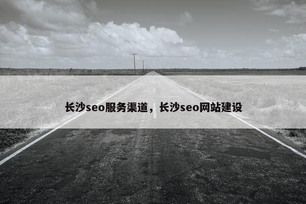 长沙seo服务渠道，长沙seo网站建设