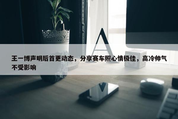 王一博声明后首更动态，分享赛车照心情极佳，高冷帅气不受影响