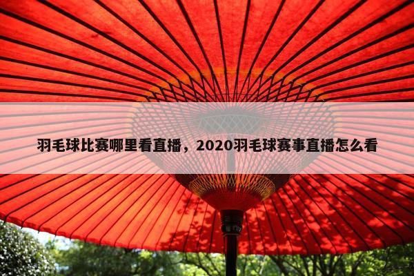 羽毛球比赛哪里看直播，2020羽毛球赛事直播怎么看