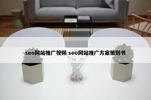 seo网站推广视屏 seo网站推广方案策划书