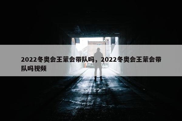 2022冬奥会王蒙会带队吗，2022冬奥会王蒙会带队吗视屏