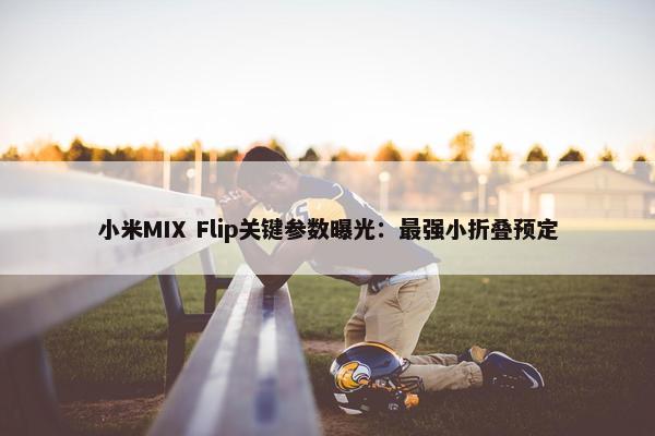 小米MIX Flip关键参数曝光：最强小折叠预定