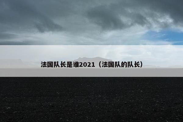 法国队长是谁2021（法国队的队长）