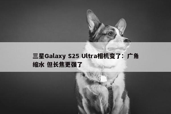 三星Galaxy S25 Ultra相机变了：广角缩水 但长焦更强了