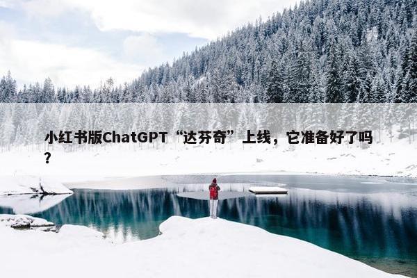 小红书版ChatGPT“达芬奇”上线，它准备好了吗？