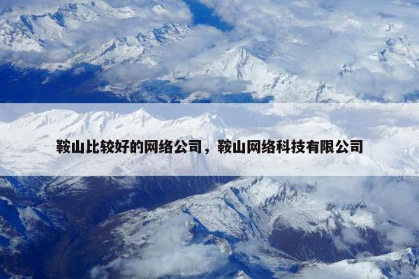 鞍山比较好的网络公司，鞍山网络科技有限公司