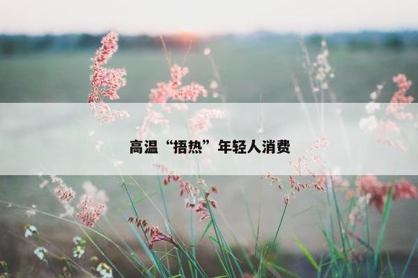 高温“捂热”年轻人消费