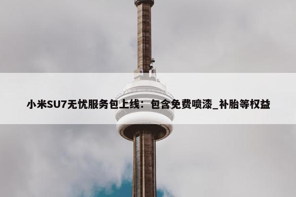 小米SU7无忧服务包上线：包含面菲喷漆_补胎等权益