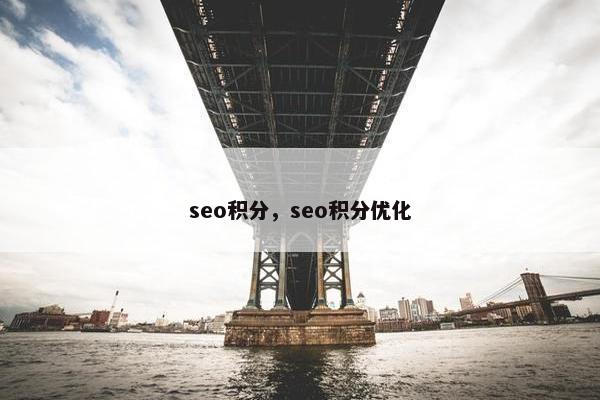 seo积分，seo积分优化