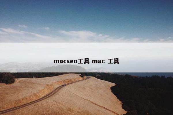 macseo工具 mac 工具