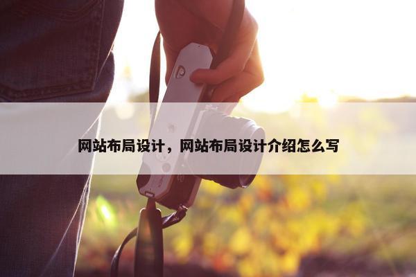 网站布局设计，网站布局设计介绍怎么写