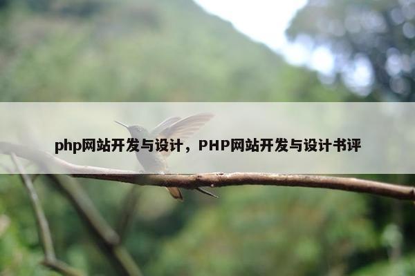 php网站开发与设计，PHP网站开发与设计书评