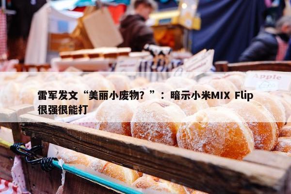 雷军发文“美丽小废物？”：暗示小米MIX Flip很强很能打