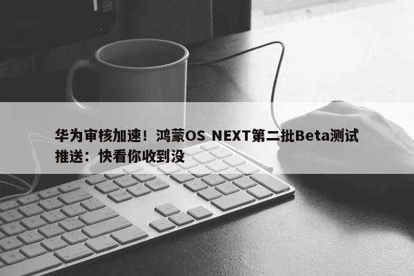 华为审核加速！鸿蒙OS NEXT第二批Beta测试推送：快看你收到没