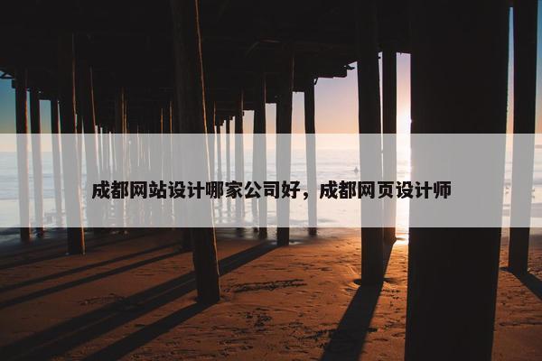 成都网站设计哪家公司好，成都网页设计师