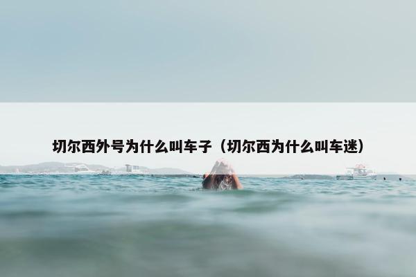 切尔西外号为什么叫车子（切尔西为什么叫车迷）