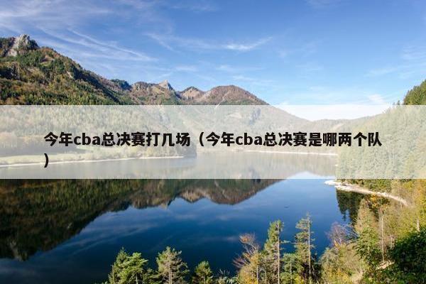 今年cba总决赛打几场（今年cba总决赛是哪两个队）