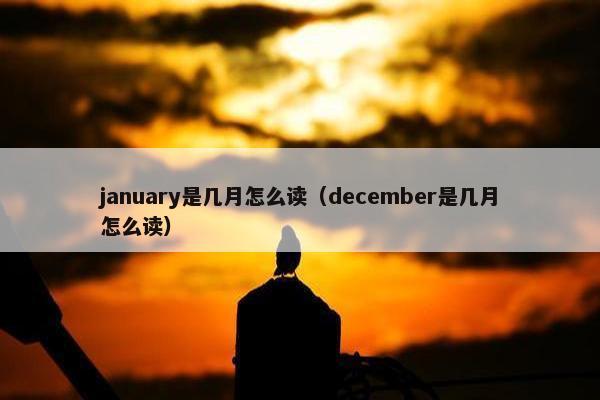 january是几月怎么读（december是几月怎么读）