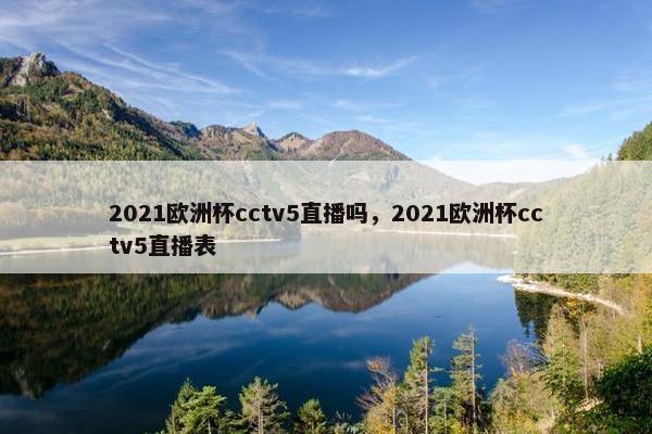 2021欧洲杯cctv5直播吗，2021欧洲杯cctv5直播表