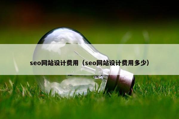 seo网站设计费用（seo网站设计费用多少）