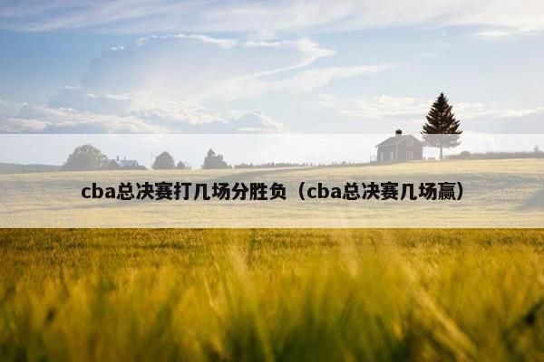 cba总决赛打几场分胜负（cba总决赛几场赢）