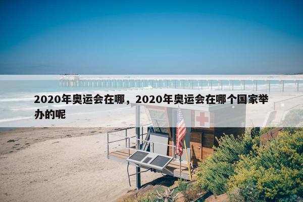 2020年奥运会在哪，2020年奥运会在哪个国家举办的呢