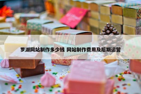 罗湖网站制作多少钱 网站制作费用及后期运营