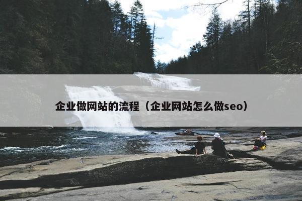 企业做网站的流程（企业网站怎么做seo）