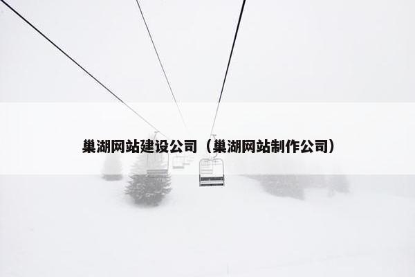 巢湖网站建设公司（巢湖网站制作公司）