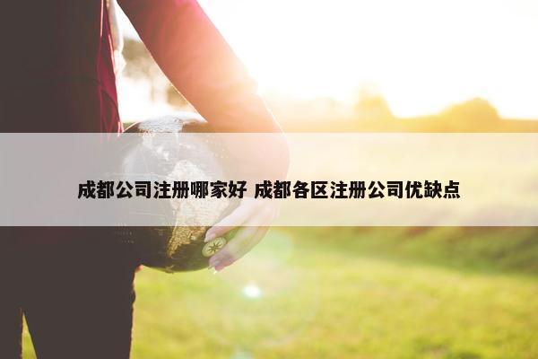 成都公司注册哪家好 成都各区注册公司优缺点