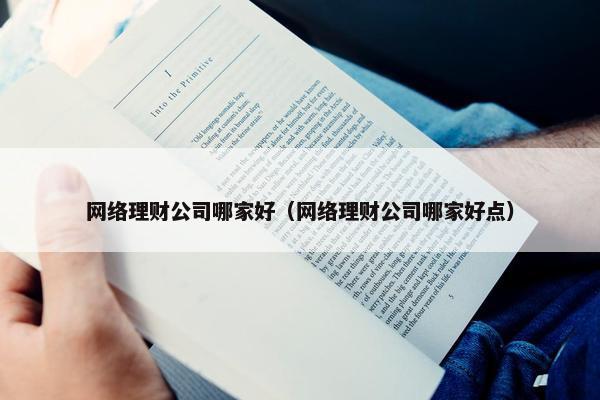 网络理财公司哪家好（网络理财公司哪家好点）