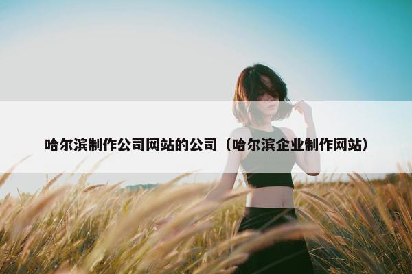 哈尔滨制作公司网站的公司（哈尔滨企业制作网站）