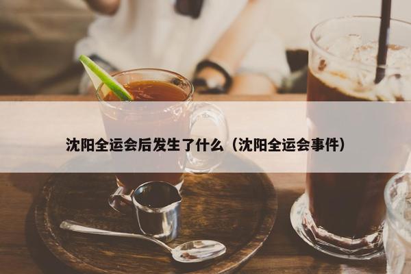 沈阳全运会后发生了什么（沈阳全运会事件）