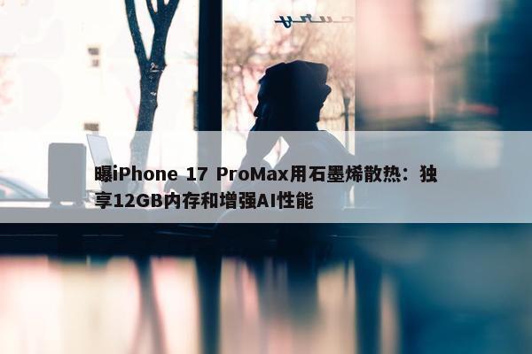 曝iPhone 17 ProMax用石墨烯散热：独享12GB内存和增强AI性能