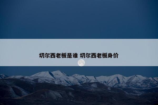 切尔西老板是谁 切尔西老板身价